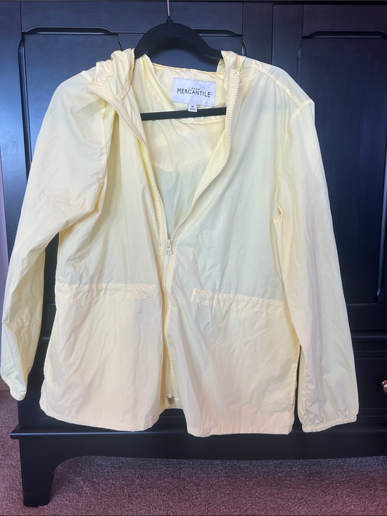 J. Crew Jackets & Blazers - J. Crew Pale Yellow Hooded Utility Jacket
